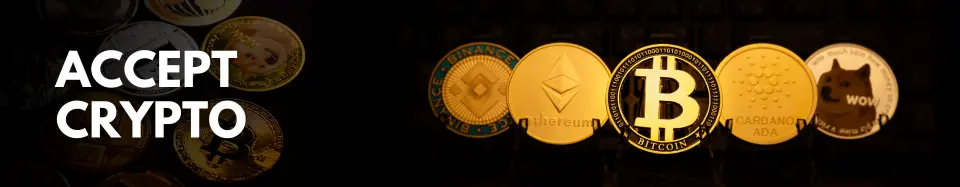 Accept payment by crypto